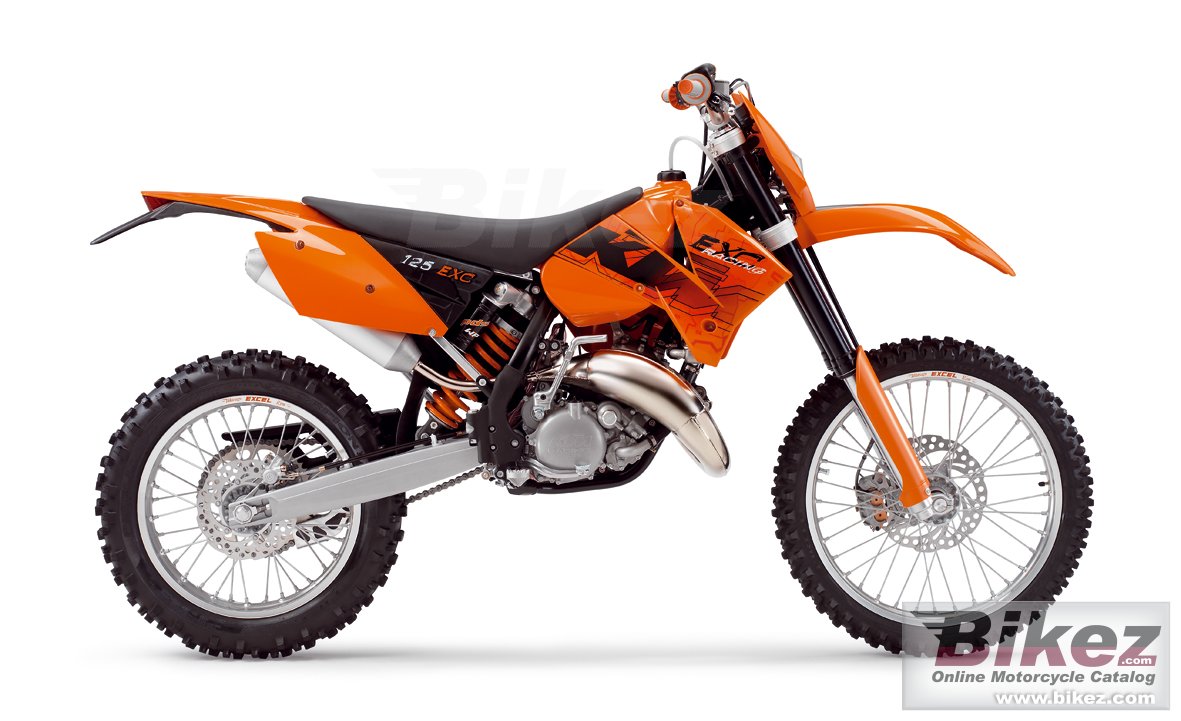 Big KTM 125 exc picture and wallpaper from Bikez.com